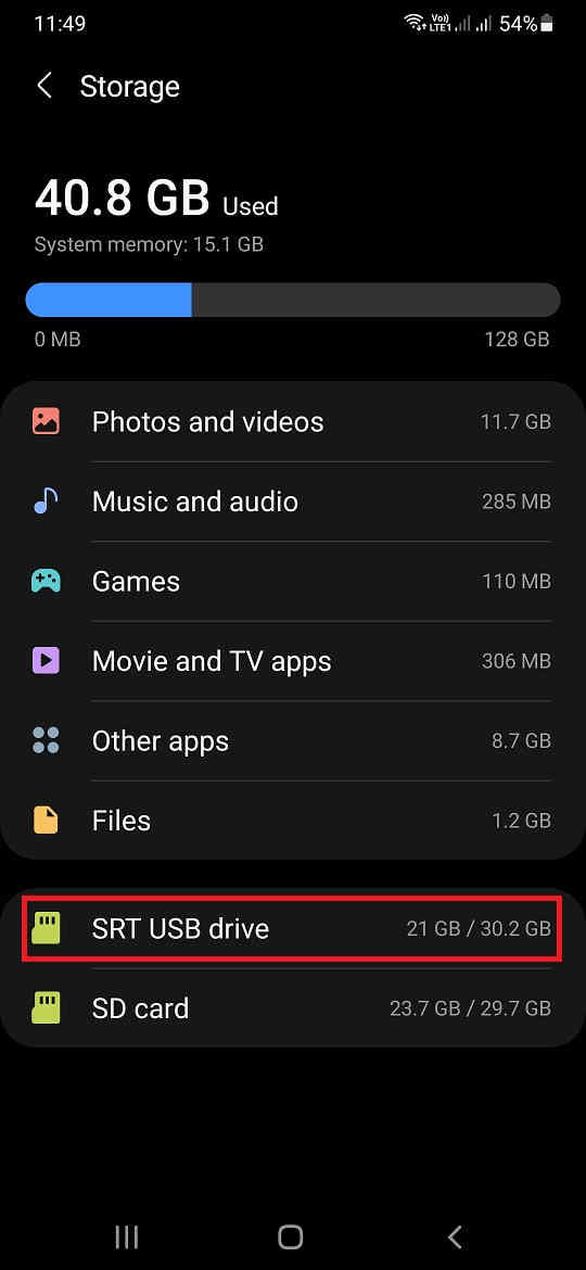 one ui usb unmount8