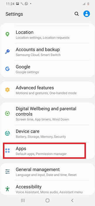 app reset one ui2