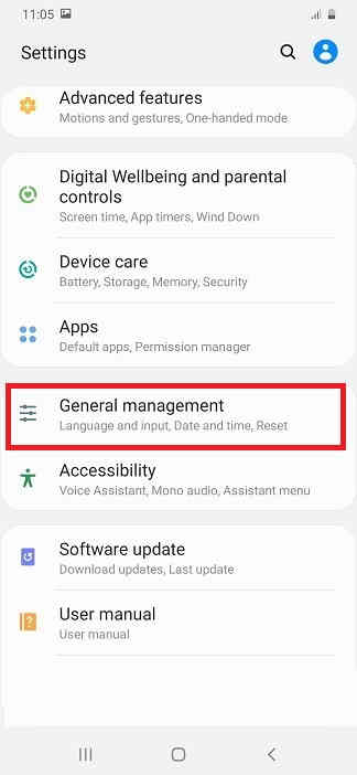 factory data reset oneui1
