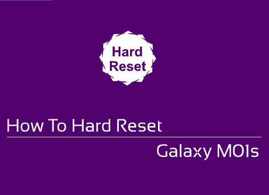 hardreset galaxy m01s