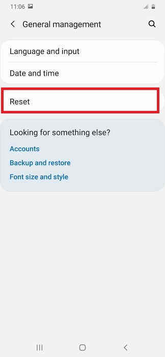 factory data reset oneui1
