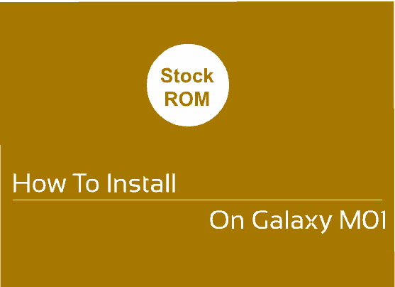 install stock rom galaxy m01