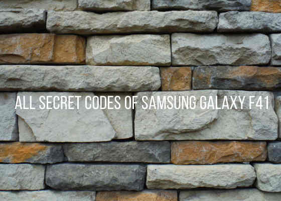 galaxy f41 sm f415f secret codes
