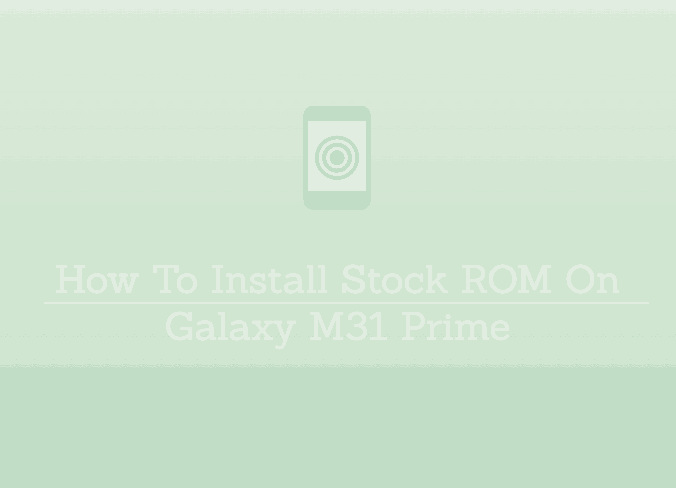 m31 prime stock rom