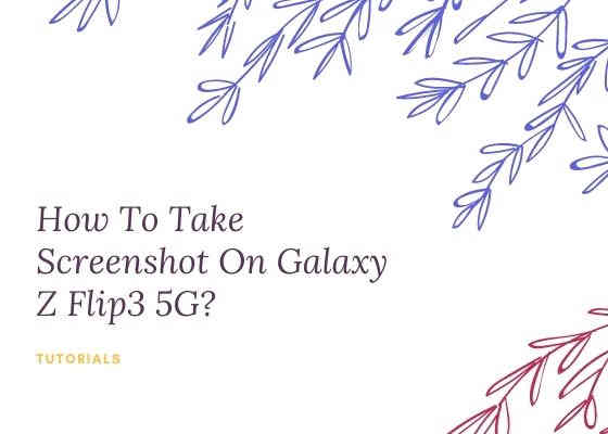 galaxy z flip3 5g screenshot