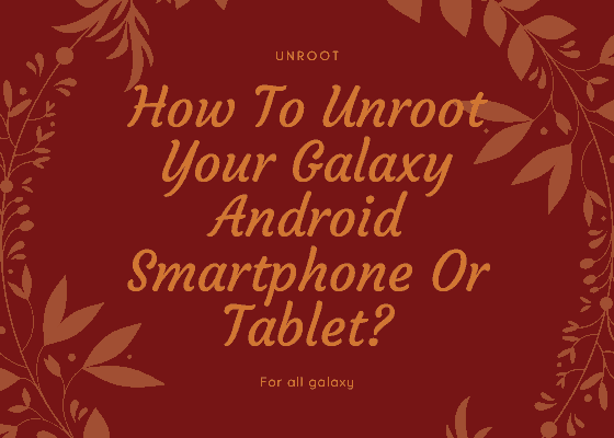 unroot galaxy