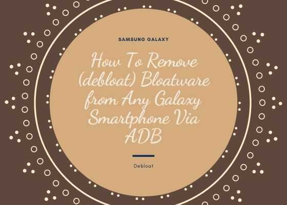 galaxy debloat optimized